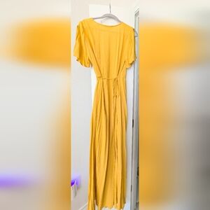 Lulu's Sunlit Yellow Maxi Dress